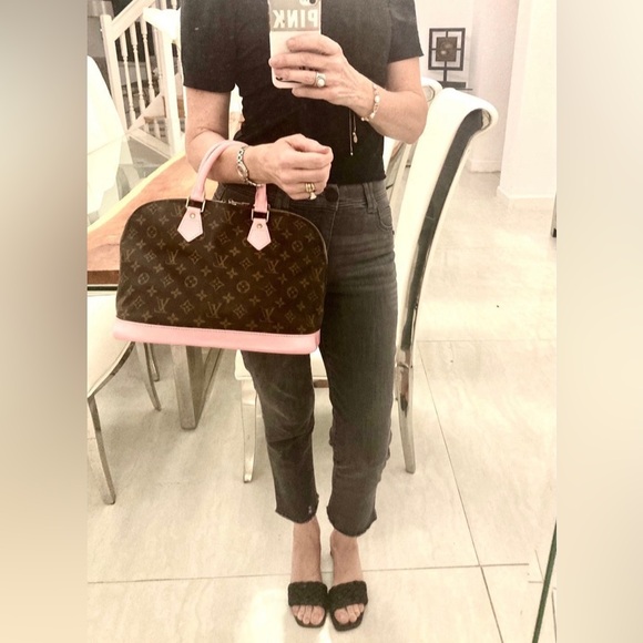 Authentic Louis Vuitton Alma bag pink - Picture 9 of 9